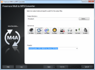 Freemore M4a to MP3 Converter screenshot